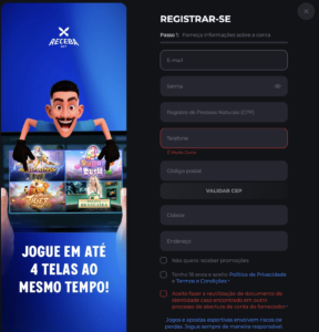 Recebabetbr Cadastro